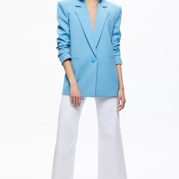 Alice + Olivia Jackets & Blazers - Alice + Olivia Sky Blue Blazer SZ XS (0)